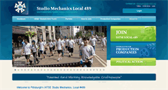 Desktop Screenshot of iatse489.org